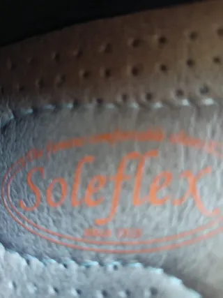 Zapatos planos marrones y dorados