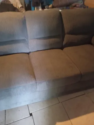 Sofá de 3 plazas gris