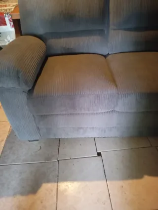Sofá de 3 plazas gris