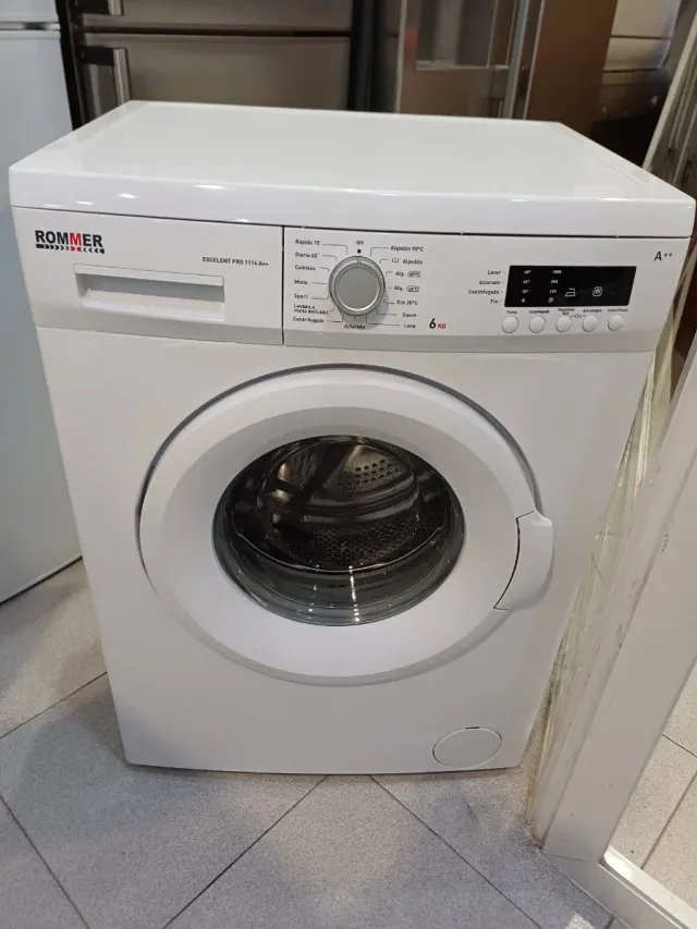 LAVADORA ROMMER A++ 6KG SEGUNDAMANO
