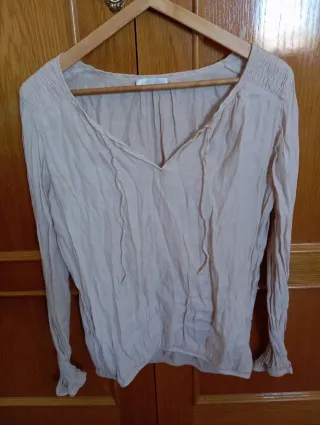 Camisa Promod Talla L/40 Beige