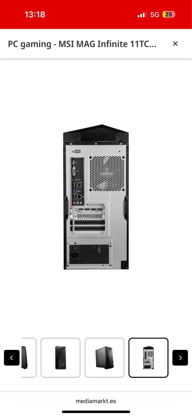 PC Gaming MSI MAG Infinite 11TC-1229IB