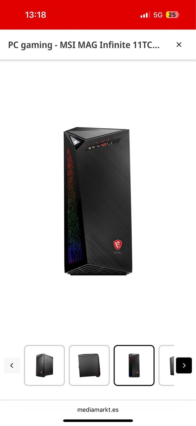 PC Gaming MSI MAG Infinite 11TC-1229IB