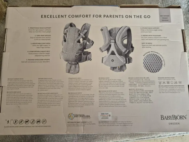 Mochila Portabebés BabyBjörn Move Airy Mesh