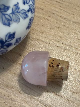 Bottiglia snuff Vintage Ceramica Decorata Cina