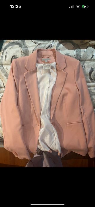 Americana rosa talla 40