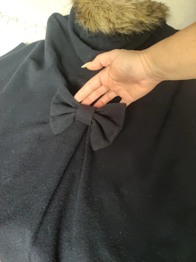 Capa azul marino niña/adulta