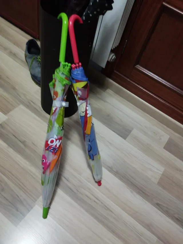 Paraguas infantil de Sonic y Dinosaurios