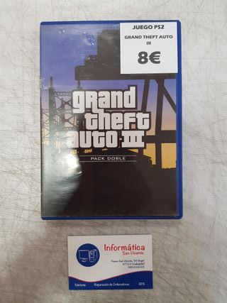 Juego PS2 Grand Theft Auto III