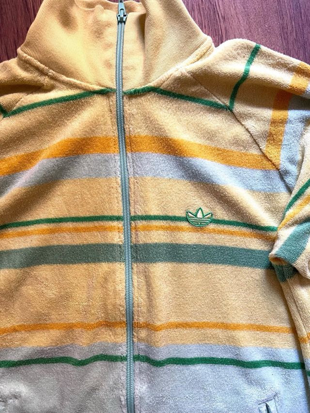 Chaqueta Adidas Vintage Rayas Amarillas/Verdes
