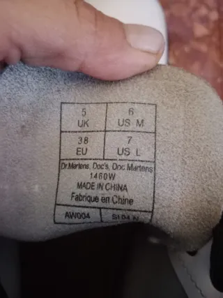 Botas Dr. Martens Blancas Talla 38