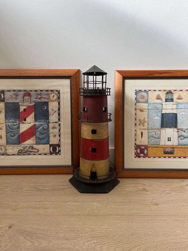 Cuadros Faros Marinos y Faro Metal