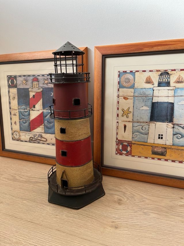 Cuadros Faros Marinos y Faro Metal
