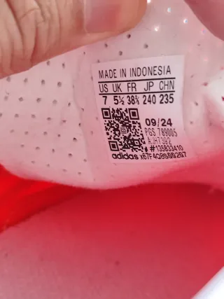 Adidas SL 72 Og W Talla 38 2/3 Rojas