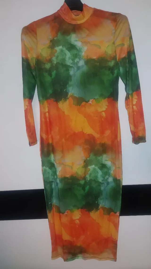 Vestido Shein Curve Estampado Talla 1XL