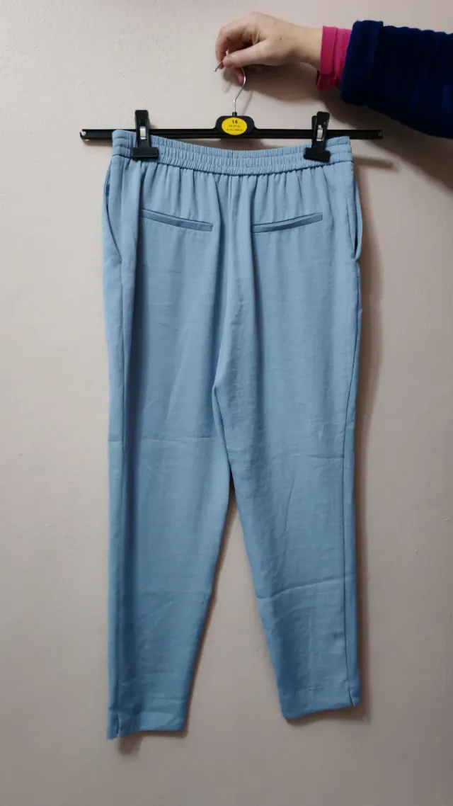 Pantalón Zara Talla S Azul