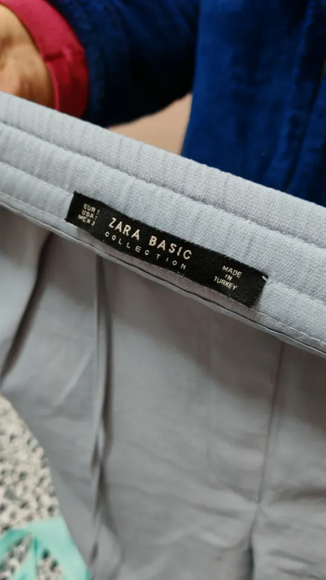 Pantalón Zara Talla S Azul
