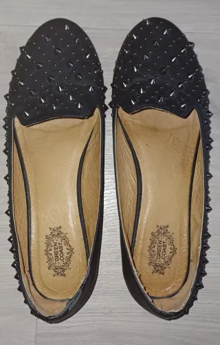 Manoletinas Green Coast Piel talla  38 Pinchos