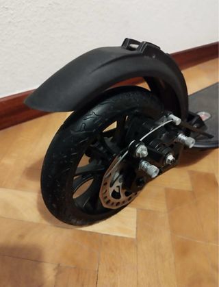 Patinete plegable manual con doble amortiguacion