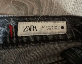 Vaqueros Zara grises talla 32