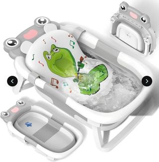 Bañera Plegable Bebé Gris Rana