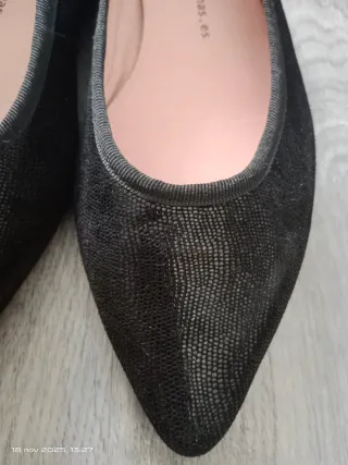 Bailarinas TUTÚ piel negras talla 37
