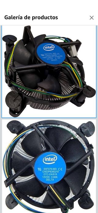 Ventilador Intel LGA 1151 Nuevo