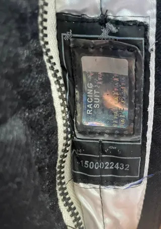 Mono Sparco Negro y Rojo