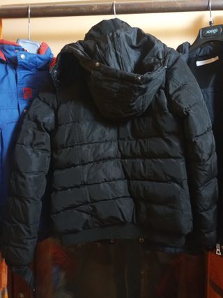 Giubbotto bambina nero imbottito