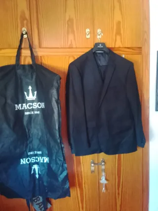 Traje de caballero Macson negro