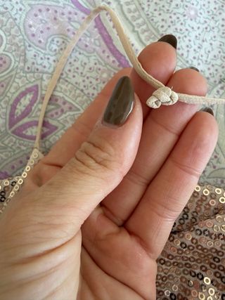 Vestido Lentejuelas Zara Dorado