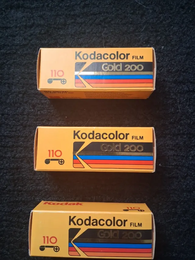 Lotto 3 Rullini Kodak Kodacolor Gold 200 Integri