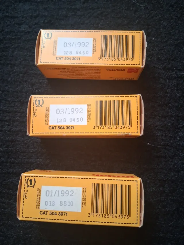 Lotto 3 Rullini Kodak Kodacolor Gold 200 Integri