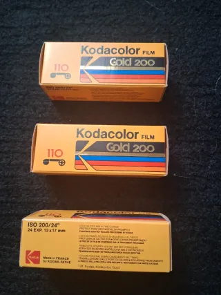 Lotto 3 Rullini Kodak Kodacolor Gold 200 Integri