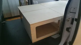 Mueble Cama Camper Madera