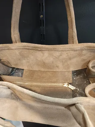 Bolso grande de piel