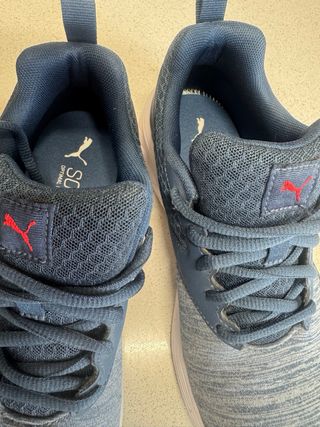 Zapatillas Puma Tela Azul/Gris