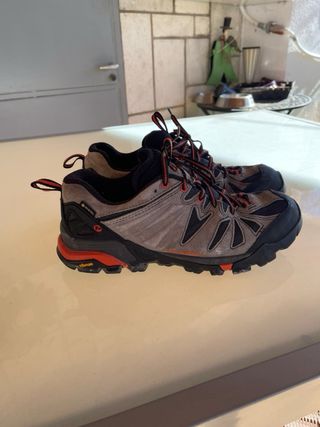 Zapatillas Merrell Trekking/Montaña Gris Naranja