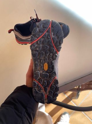 Zapatillas Merrell Trekking/Montaña Gris Naranja