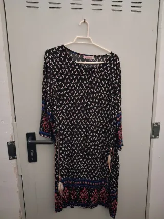 Vestido S.OLIVER estampado talla S