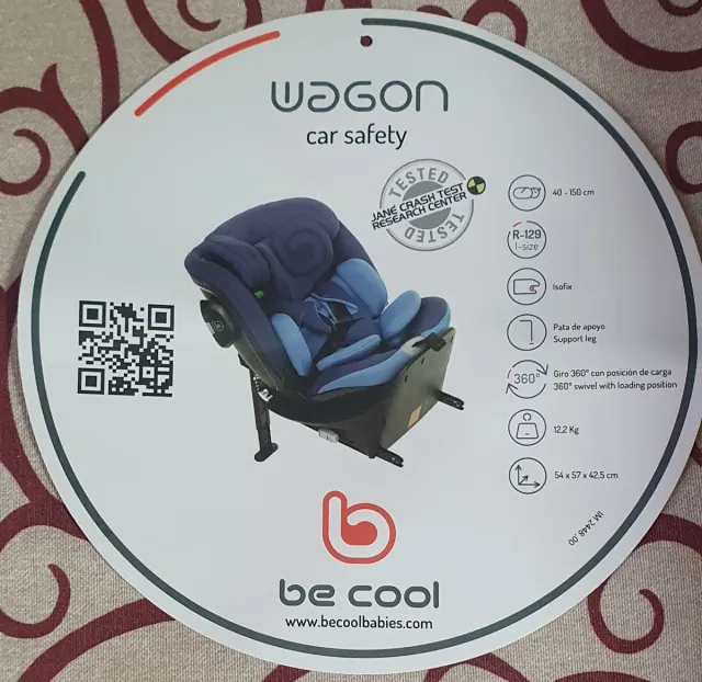 Silla coche bebé Be Cool giratoria