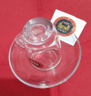 Tazzina caffè espresso L'Antico 1490 in vetro