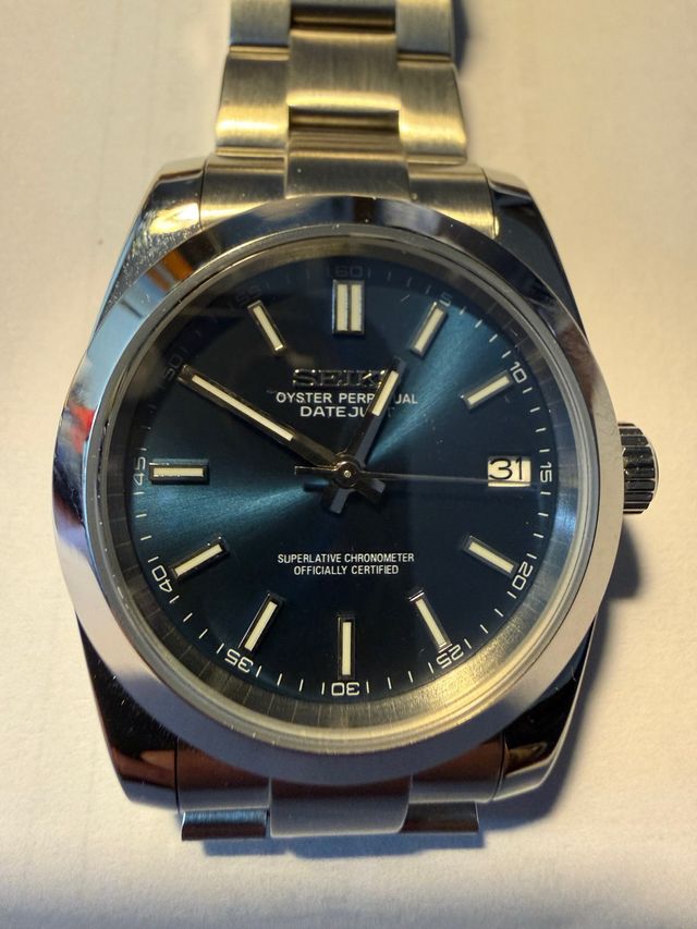 Reloj Seiko Clásico Esfera Azul