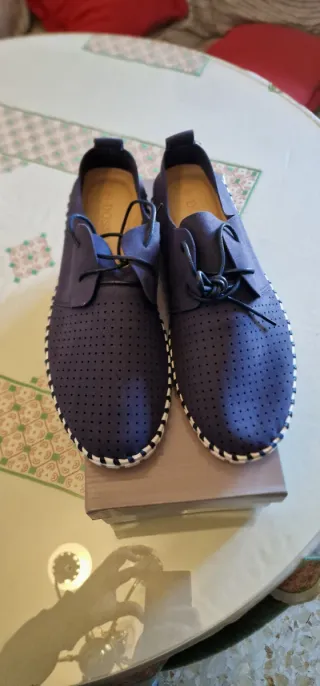 Zapatos cómodos hombre azul