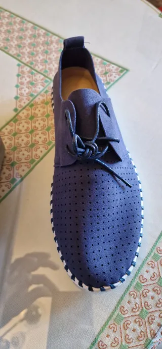 Zapatos cómodos hombre azul