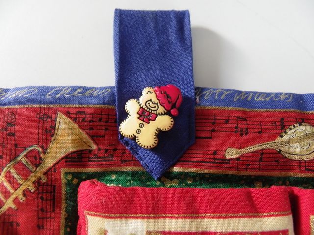 Calendario de Adviento de Tela Navideño