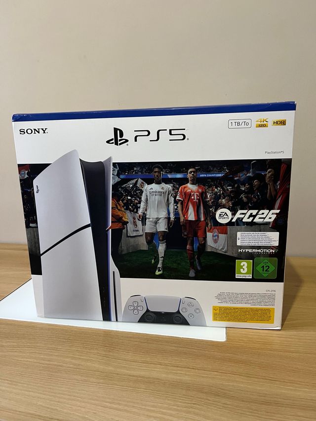 Consola PS5 1TB FC26 Blanca sin abrir.