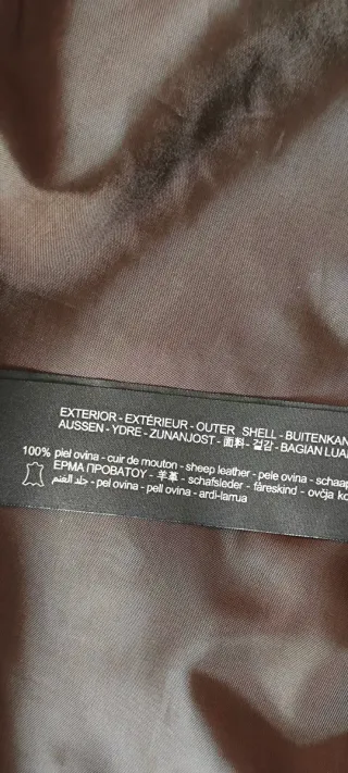 Cazadora de piel de cordero -sin estrenar-