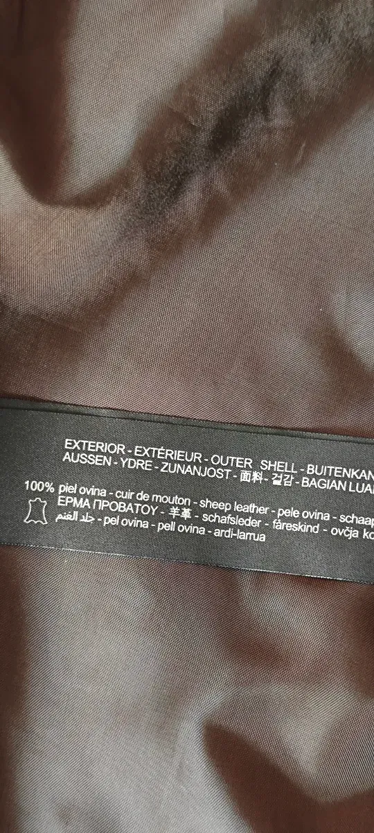 Cazadora de piel de cordero -sin estrenar-