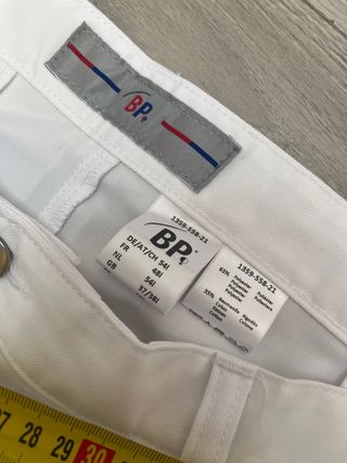 BP Med Trousers Pantalón de Pliegues en cintura 48
